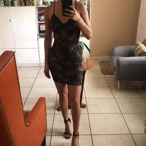 Metallic Sparkle mini dress